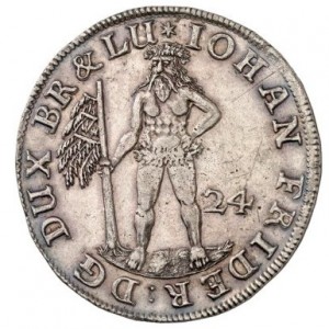 Аверс монеты Герцогство Брауншвейг, 24 мариенгроша, 1677-1680