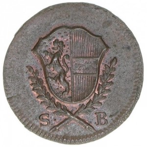 Аверс монеты Архиепископство Зальцбургское, 1 пфенниг, 1792