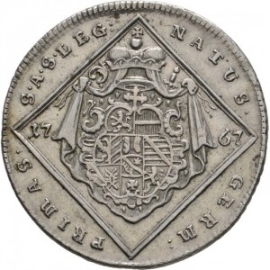 Реверс монеты Архиепископство Зальцбургское, ¼ талера, 1767
