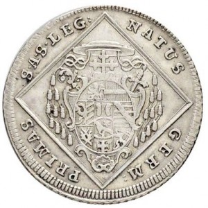 Реверс монеты Архиепископство Зальцбургское, 30 крейцеров, 1754-1760