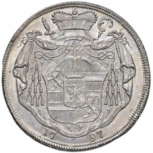 Реверс монеты Архиепископство Зальцбургское, ½ талера, 1787-1802