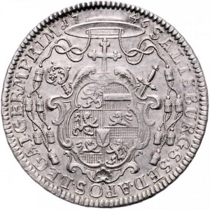 Реверс монеты Архиепископство Зальцбургское, 1 талер, 1746