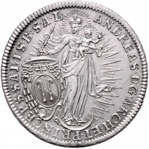 Аверс монеты Архиепископство Зальцбургское, 1 талер, 1752