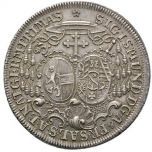 Аверс монеты Архиепископство Зальцбургское, 1 талер, 1759
