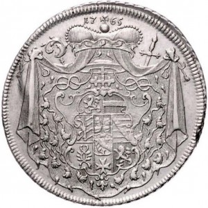 Реверс монеты Архиепископство Зальцбургское, 1 талер, 1765