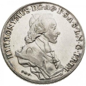 Аверс монеты Архиепископство Зальцбургское, 1 талер, 1772