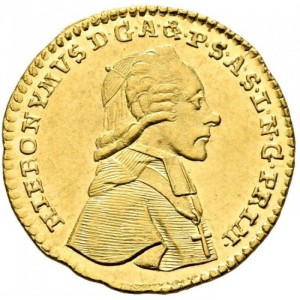 Аверс монеты Архиепископство Зальцбургское, ½ дуката, 1776