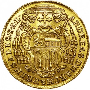 Аверс монеты Архиепископство Зальцбургское, 1 дукат, 1747-1752