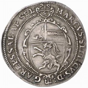 Аверс монеты Архиепископство Зальцбургское, ⅛ талера, 1612-1616