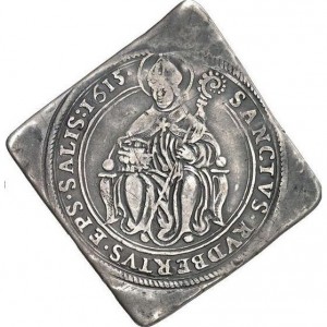 Реверс монеты Архиепископство Зальцбургское, ⅛ талера, 1612-1616