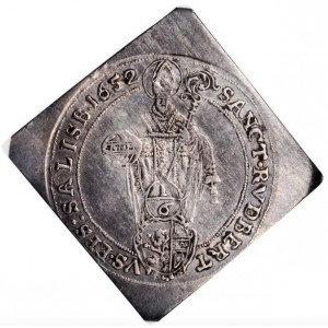 Реверс монеты Архиепископство Зальцбургское, ⅙ талера, 1642-1652