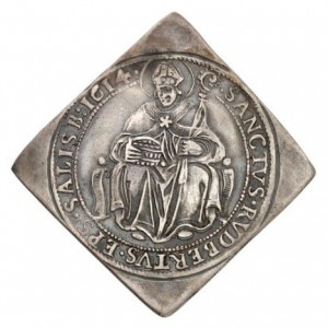 Реверс монеты Архиепископство Зальцбургское, ¼ талера, 1614-1616