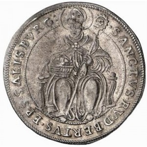 Реверс монеты Архиепископство Зальцбургское, ½ талера, 1612