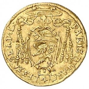 Аверс монеты Архиепископство Зальцбургское, ¼ дуката, 1652