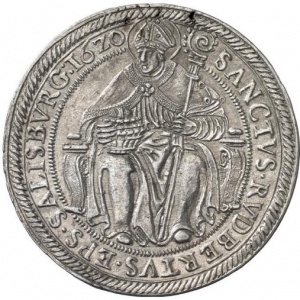 Реверс монеты Архиепископство Зальцбургское, 1 талер, 1620-1624