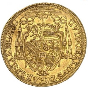 Аверс монеты Архиепископство Зальцбургское, 2 дуката, 1654-1662