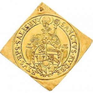 Аверс монеты Архиепископство Зальцбургское, 3 дуката, 1612
