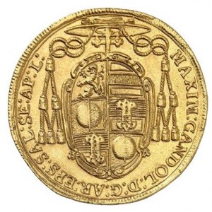 Аверс монеты Архиепископство Зальцбургское, 3 дуката, 1670-1673