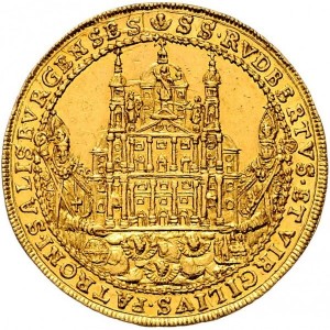 Реверс монеты Архиепископство Зальцбургское, 5 дукатов, 1655