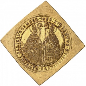 Реверс монеты Архиепископство Зальцбургское, 10 дукатов, 1668