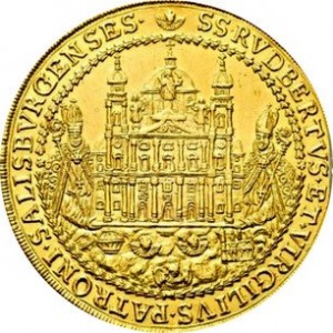 Реверс монеты Архиепископство Зальцбургское, 12 дукатов, 1654