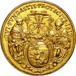 Реверс монеты Архиепископство Зальцбургское, 14 дукатов, 1612