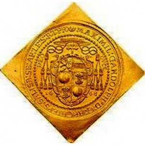 Аверс монеты Архиепископство Зальцбургское, 15 дукатов, 1668