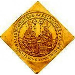 Реверс монеты Архиепископство Зальцбургское, 15 дукатов, 1668