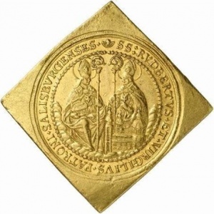 Реверс монеты Архиепископство Зальцбургское, 25 дукатов, 1668