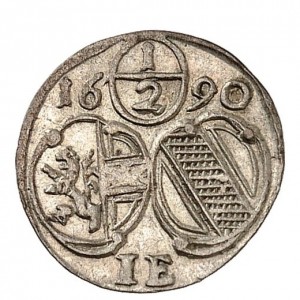 Аверс монеты Архиепископство Зальцбургское, ½ крейцера, 1687-1709, Односторонняя монета