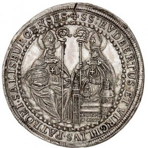 Реверс монеты Архиепископство Зальцбургское, ½ талера, 1687-1708