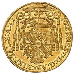 Аверс монеты Архиепископство Зальцбургское, 1 дукат, 1687-1708