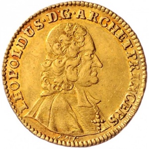 Аверс монеты Архиепископство Зальцбургское, 1 дукат, 1738-1744