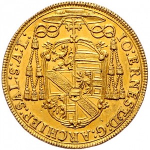 Аверс монеты Архиепископство Зальцбургское, 2 дуката, 1688-1708
