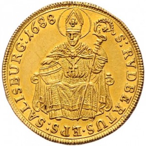 Реверс монеты Архиепископство Зальцбургское, 2 дуката, 1688-1708