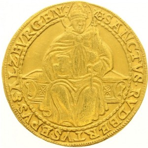 Реверс монеты Архиепископство Зальцбургское, 8 дукатов, 1687