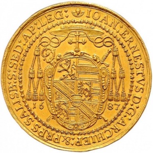 Аверс монеты Архиепископство Зальцбургское, 12 дукатов, 1687