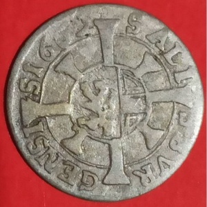 Реверс монеты Архиепископство Зальцбургское, 1 крейцер, 1654-1668