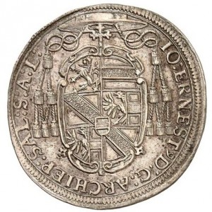 Аверс монеты Архиепископство Зальцбургское, 15 крейцеров, 1687-1692