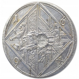 Аверс монеты Архиепископство Зальцбургское, 15 крейцеров, 1694