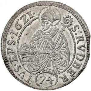 Реверс монеты Архиепископство Зальцбургское, 24 крейцера, 1620-1621