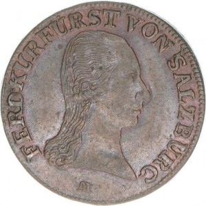 Аверс монеты Архиепископство Зальцбургское, 1 пфенниг, 1804