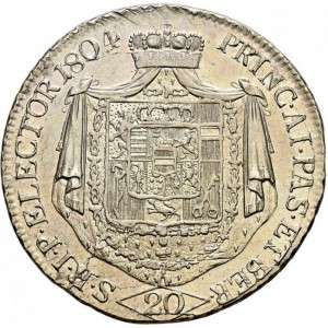 Реверс монеты Архиепископство Зальцбургское, 20 крейцеров, 1804