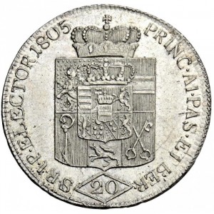 Реверс монеты Архиепископство Зальцбургское, 20 крейцеров, 1805-1806