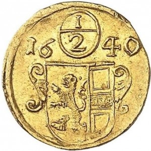 Реверс монеты Архиепископство Зальцбургское, ½ крейцера, 1640