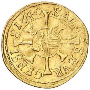 Реверс монеты Архиепископство Зальцбургское, 1 крейцер, 1636-1640