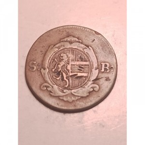 Аверс монеты Зальцбург, 2 пфеннига, 1777-1781