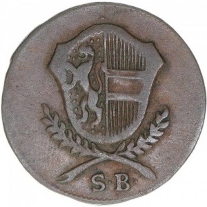 Аверс монеты Зальцбург, 2 пфеннига, 1793-1794