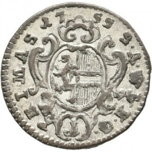 Реверс монеты Зальцбург, 1 крейцер, 1754-1759
