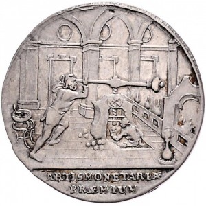 Реверс монеты Зальцбург, ¼ талера, 1766